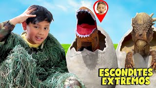 JUGAMOS a ESCONDIDAS con CAMUFLAJE EXTREMO | Family Juega