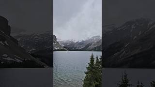 Bow Lake Viewpoint, AB. #shorts #shortsvideo #viral #nature