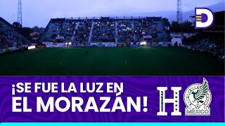 ¡Se fue la energía eléctrica! Pequeño apagón eléctrico afectó al Estadio Francisco Morazán