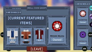 RELL coin shop stock#8 (GODLY STOCK) || Shindo Life