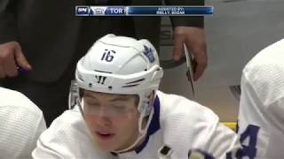 Mitch Marner 20th Goal of the Season! 3/22/2018 (Toronto Maple Leafs at Nashville Predators)