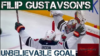 Gustavson's Goalie Goal SHOCKS the World! @crashthenet0073