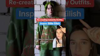 Re-creating Billie Eilish’s outfit. Celebrity outfit inspo. #celebrityfashion #billieeilish #ootd