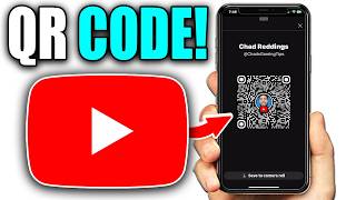 How To Get A Youtube Channel QR Code On Youtube Mobile App!