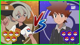 Pokemon Battle Pedia: Bea Vs Gary