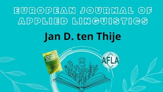 About European Journal of Applied Linguistics