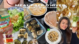 ✨ SESSION MEAL PREP DE LA FLEMME : Mes recettes et astuces quand j'ai la flemme de cuisiner