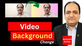 Video background change kaise kare without green screen | change video background | RAKIZAR Online