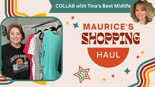 MAURICE'S SHOPPING HAUL COLLAB  w/ TINA'S BEST MIDLIFE | Fashion over 50 | Great road trip items!