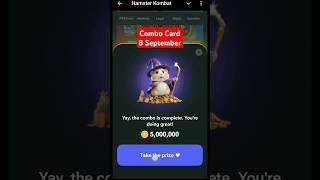 Combo Card 8 September Hamster Kombat, Hamster Kombat daily combo 8 September