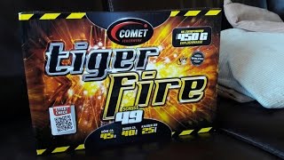 Tiger Fire | 49 shuss | 450 gram | Comet Feuerwerk