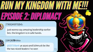 RUN MY KINGDOM WITH ME [EPISODE 2]  [KVK 3 DIPLOMACY] [RISE OF KINGDOMS]