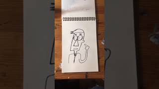 Drawing a funny sketch