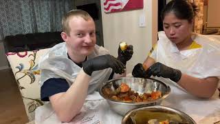 SEAFOOD MUKBANG | American-Filipino Couple🇺🇸🇵🇭 | Studley’s Vlog