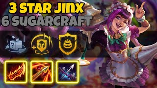 6 SurgarCraft - Building a big cake ⭐⭐⭐ Jinx Carry | TFT MAGIC'NMAYHEM Ranked Gameplay | Patch 14.16