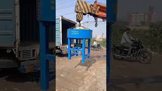 Concrete Pan Mixer Machine Loading#paverblockmakingmachine#tranding#viral# 9811585101