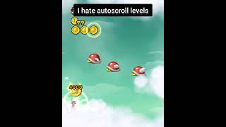 Odio los niveles autoscroll | New Super Mario Bros Wii