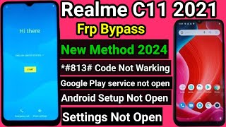 Realmi C11 2021 Frp Bypass | New Method 2024 | Realme Rmx3231 Frp Bypass