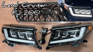 Land Cruiser FJ200 Head Lights LED 2024 LX Style