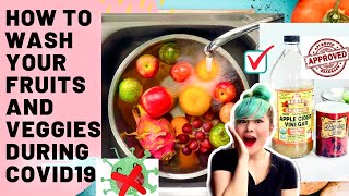 COVID-19 OUTBREAK: HOW TO WASH YOUR FRUITS AND VEGETABLES TO PREVENT COVID-19 | PREVENT COVID-19