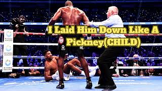 THEY ALL DOUBTED ME BUT GOD GOT MY BACK / Daniel Dubois' post-fight press conference #anthonyjoshua