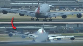 Crosswind Landing Almost Goes Wrong