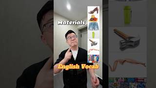 English Vocabulary -Materials#english #learnenglish #英語 #vocabulary