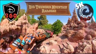 Big Thunder Mountain 360 FULL RIDE 5K Disneyland California