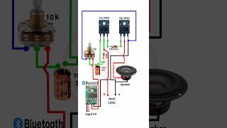 Audio Amplifier circuit diagram #shorts #pbexperiment #amplifier