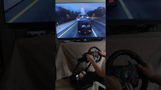 driving in the evening high way AMG NFS G55 极品飞车