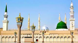 Beautiful view of Masjid e Nabawi- Subhan Allah. मस्जिद ए नबवी का खूबसूरत नजारा- सुभानल्लाह