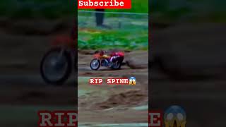 😲 SPINAL SNAP  😲  HUGH CRASH🙏 #crash #viral #fails #trending #honda #subscribe #funny