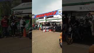 Vario150 🆚️ Satria Fu🚦‼Braket 8,5 Jauh sekali satria Funya🤧#dragracing #drag #vario150 #fyp #201m