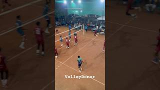 Amazing Rally 😲Good Defence 😳Powerful drop 😱 #volleyball #volley #volleydonor #shorts #india