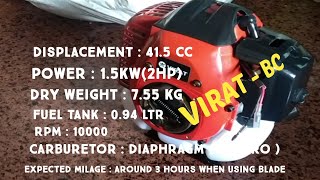 Brush Cutter Unboxing | VIRAT 4500