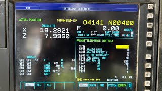 Mori Seiki MSX-500III (FANUC 21i Standalone series): how to check shift gears max. speed parameters