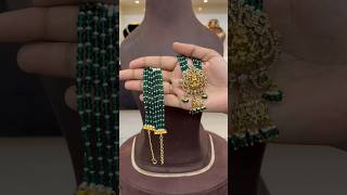 Colour Beads Jewellery Design 2024 / Beads Jewellery/ Stone Jewellery/ Gold Haram Design #gold #new