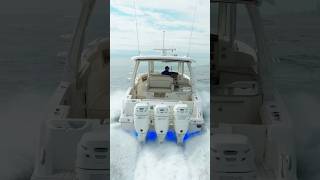 Unleashing this 2019 Boston Whaler 350 Realm available from Lauderdale Marina 🚀