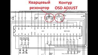 Ремонт телевизора - неисправность OSD