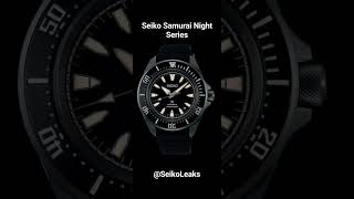 Seiko Samurai Black Series Night