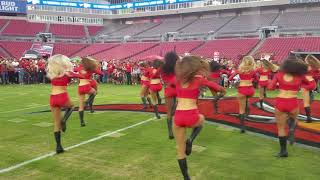 The 2018 Tampa Bay Buccaneers Cheerleaders First Performance!!