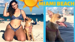 Come to the beach with me! | Bambi's first beach day VLOG