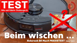 Saugroboter Roborock S6 MaxV, wie gut wischt er wirklich? - [ Saugroboter Test]