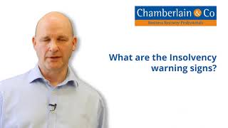 What are the Insolvency warning signs?