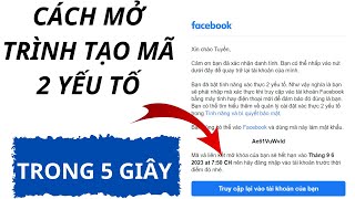 Cách Mở Khóa Xác Thực 2 Yếu Tố Facebook By Hoàng Thạch Support