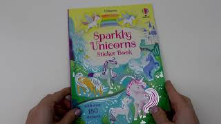 Usborne - Sparkly Unicorns Sticker Book