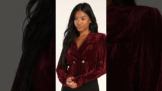 Velvet blazer collection for girls 👉#youtubeshorts #music #newsong #dard#2023