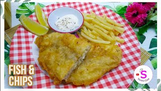 RESEP FISH & CHIPS ALA RESTORAN| SIMPEL, RENYAH🐠