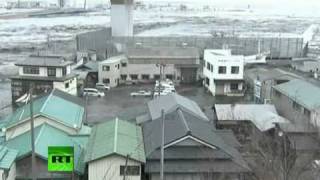 japan earthquake - Video of mad tsunami waves battering ships