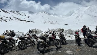 Royal Enfield scram 411 off-road in the Himalayas